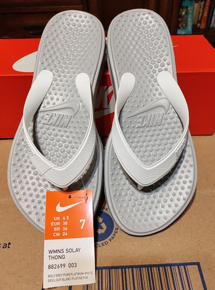 Nike Women's Solay Thong Sport Sandal 882699 003 W - Picture 1 of 4